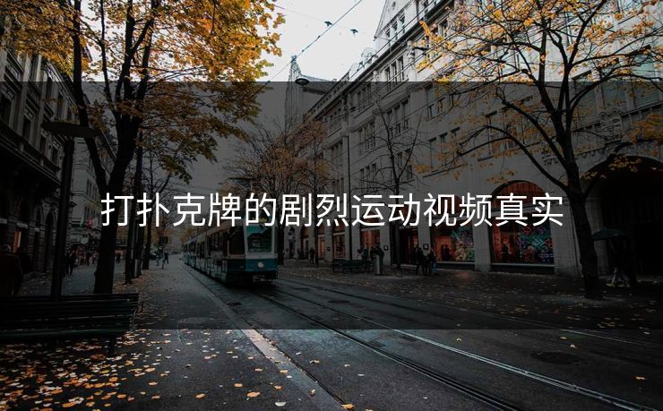 打扑克牌的剧烈运动视频真实  第1张